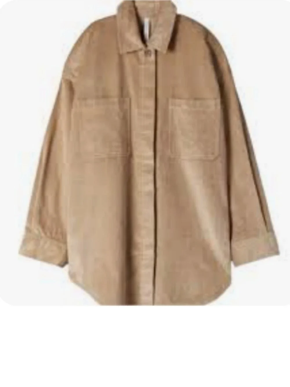 Aritzia The Group Babaton Graydon Corduroy Button Up Long Sleeve Shirt Medium